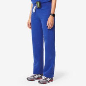 FIGS Winning Blue Livingston - Petite Basic Scrub Pants - XS